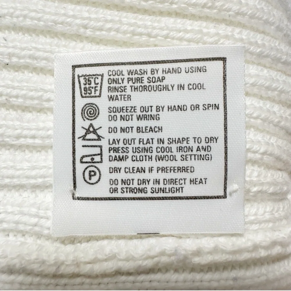 VTG Men White Argyle Cotton Scotland Crewneck Knit Sweater SMALL Classic Country - Picture 7 of 9